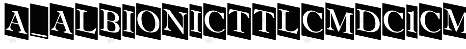 a_AlbionicTtlCmDc1Cmb Bold字体转换